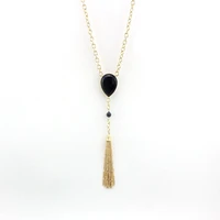 longway bohemian style long beads necklaces pendants gold color tassel necklace for women ethnic boho jewelry sne160155