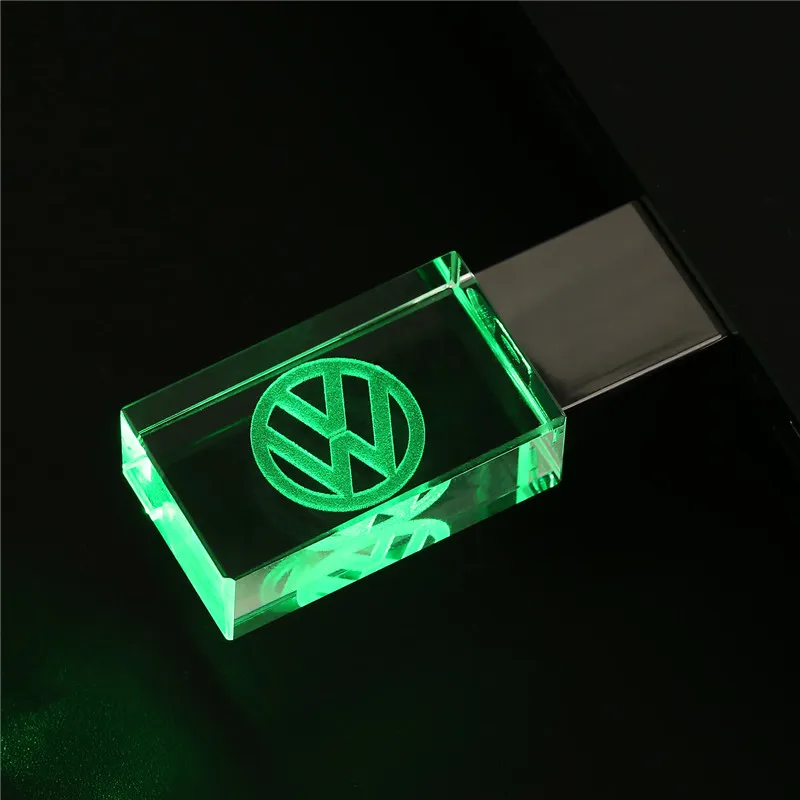 green JASTER VW crystal+ металлический USB флеш-накопитель 4 ГБ 8 ГБ 16 ГБ 32 ГБ 64 ГБ 128 Гб Внешняя карта памяти u диск - Цвет: green