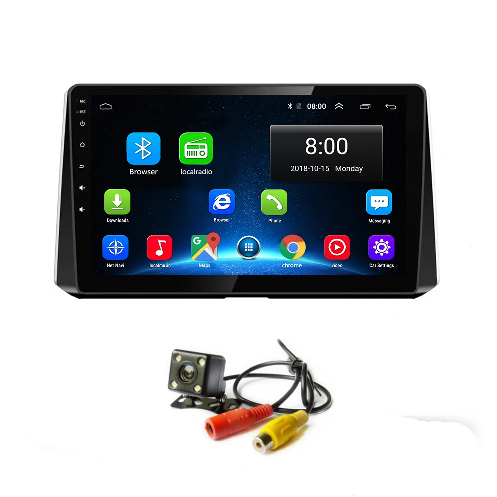 Android 8,1 автомобильный навигатор радио gps для Toyota Corolla Auris стерео Мультимедиа Аудио Авторадио Sat Nav Головное устройство