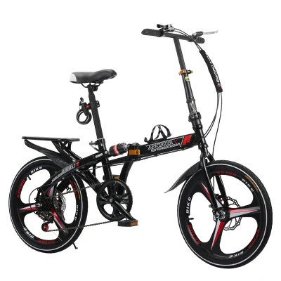 3 cutter black Бренд мужской BMX велосипед 20 дюймов колеса из углеродистой стали рама мягкий хвост дисковый тормоз складной Bicicleta детский женский велосипед - Цвет: 3 cutter black