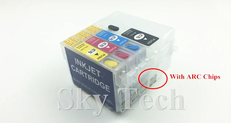 76L IC76 пустые многоразовые чернильные картриджи для ICBK76 ICY76 костюм Epson PX M5040F S5040 с
