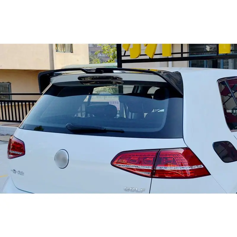 MK7 GTI УГЛЕРОДНЫЙ Задний спойлер на крышу багажника для Volkswagen VW Golf 7 VII & R 2014 2017 O style