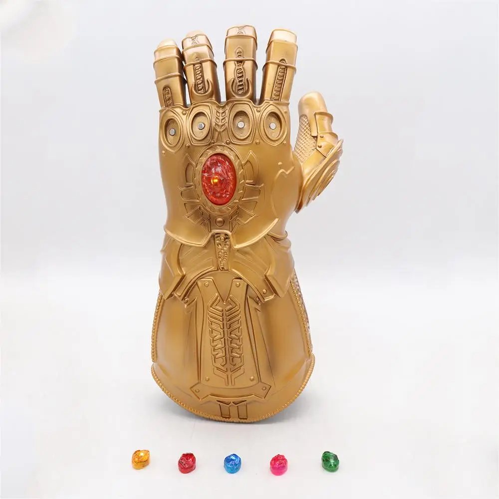 Новая версия Infinity Gauntlet светодиодный светильник ПВХ перчатки Таноса для