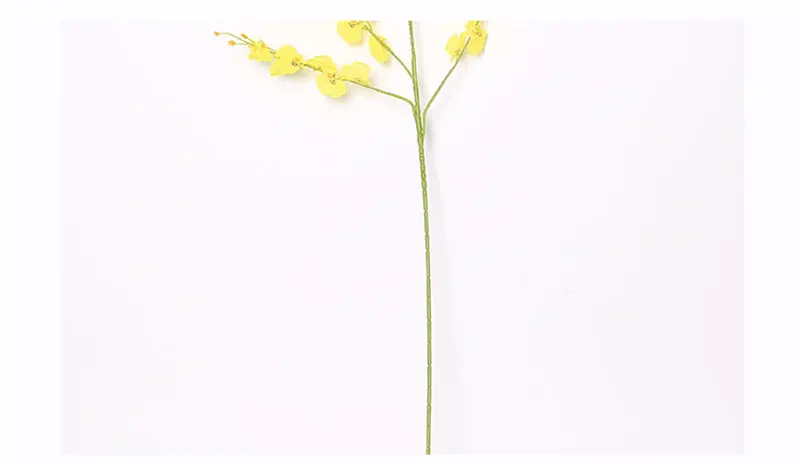 5 шт. 1 м желтый Oncidium Искусственные цветы розовый фиолетовый Шелковый Искусственный цветок Орхидея Cymbidium домашний Декор украшение стола