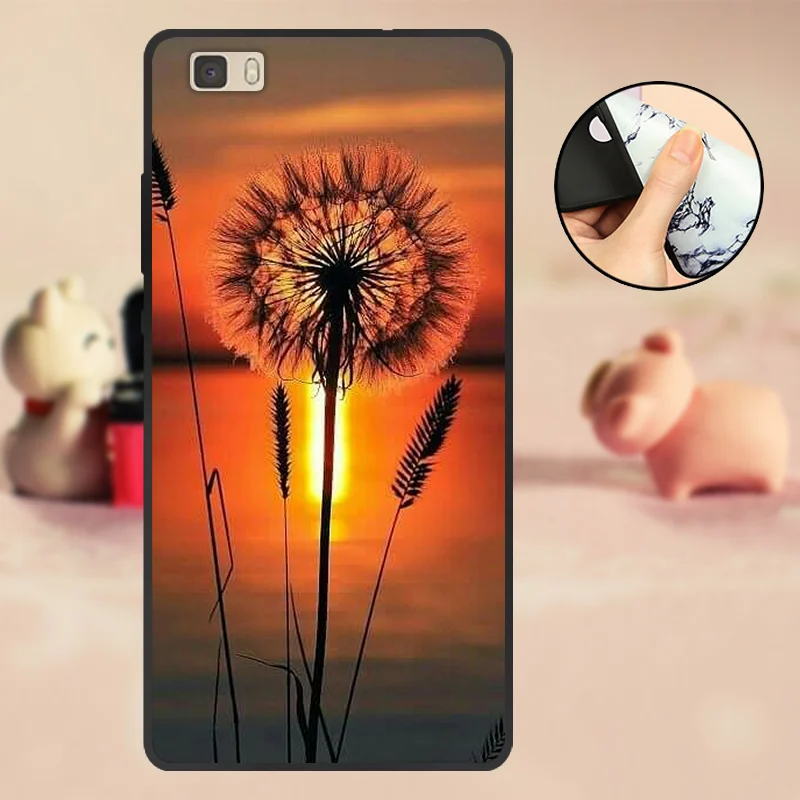 T32 Чехол для huawei ALE-L21 Funda для huawei P8 Lite, черный чехол из ТПУ и силикона для huawei P 8 Lite, чехол для телефона P8Lite - Цвет: T32