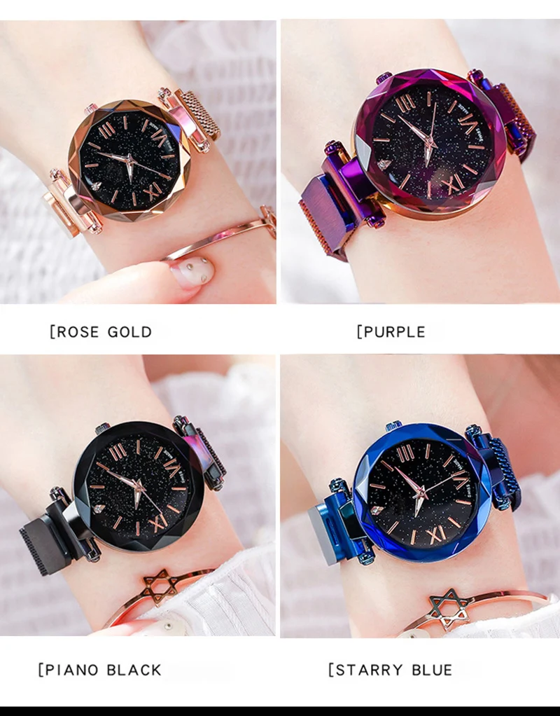 Reloj mujer маленькие магнитные наручные часы синие женские часы модные женские наручные часы люксовый бренд звездное небо часы женские reloj