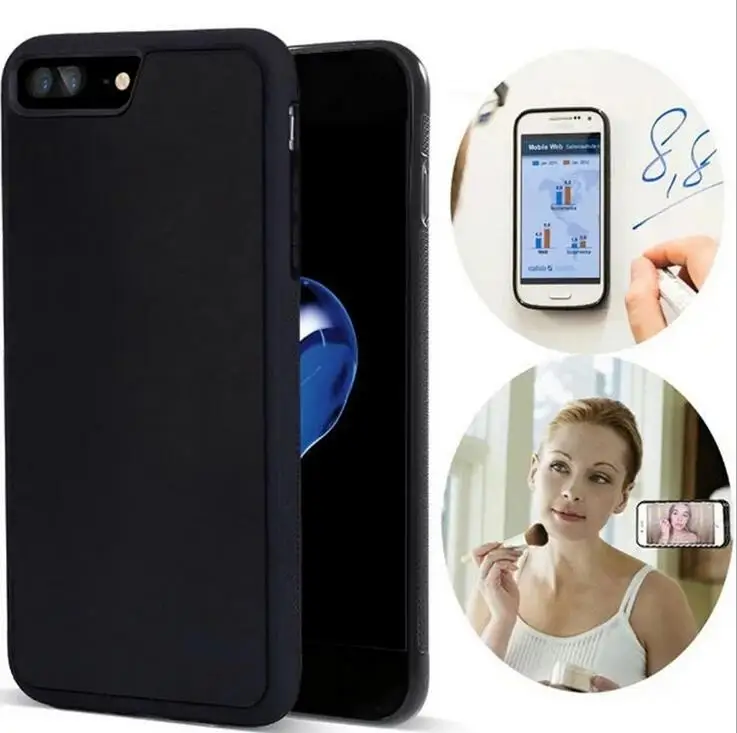 Роскошный АДСОРБИРОВАННЫЙ чехол с наноприсоской для iPhone 12 Pro Max 11 XS XR гибридный