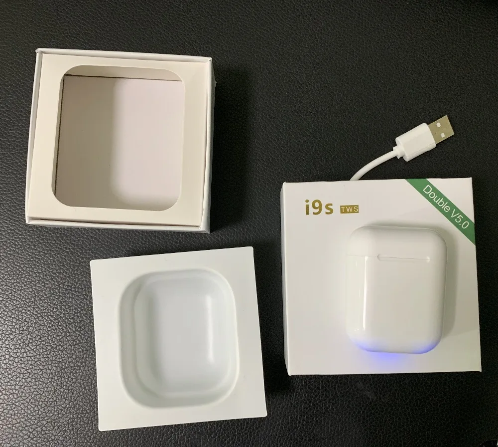 I9S TWS двойной беспроводной Bluetooth 5,0 наушники гарнитура вкладыши с микрофоном для IPhone Xr xs 8 7 xiaomi huawei все смартфоны