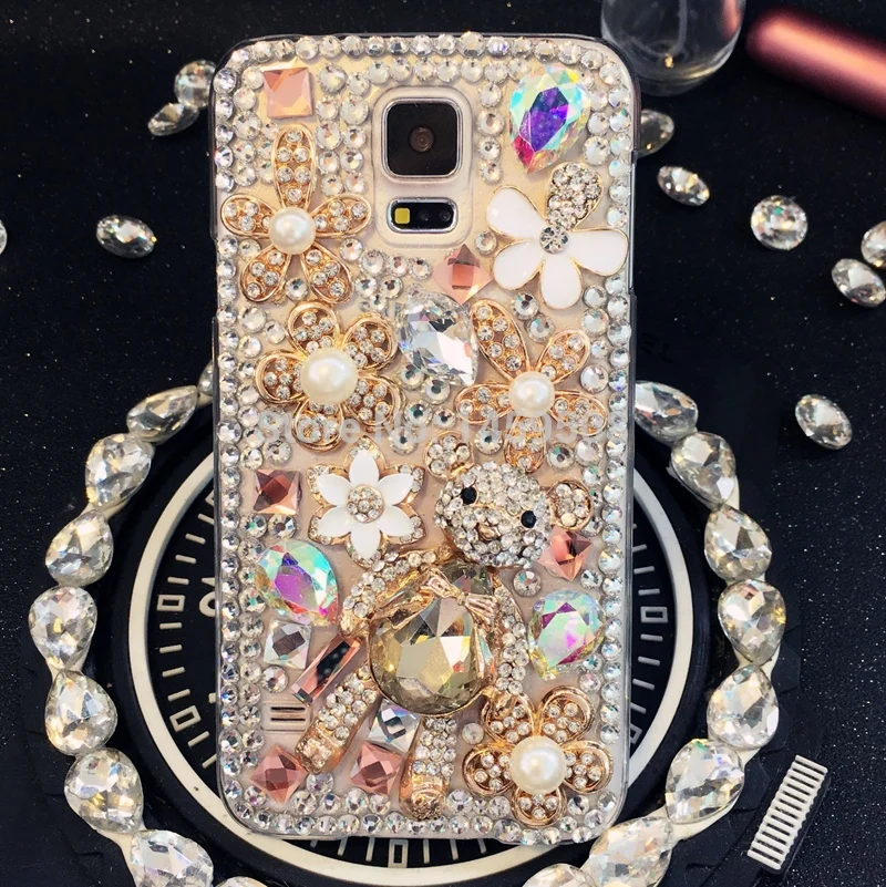 For Huawei Y6 Pro Handmade Luxury Rhinestone phone cases Crystal cover |