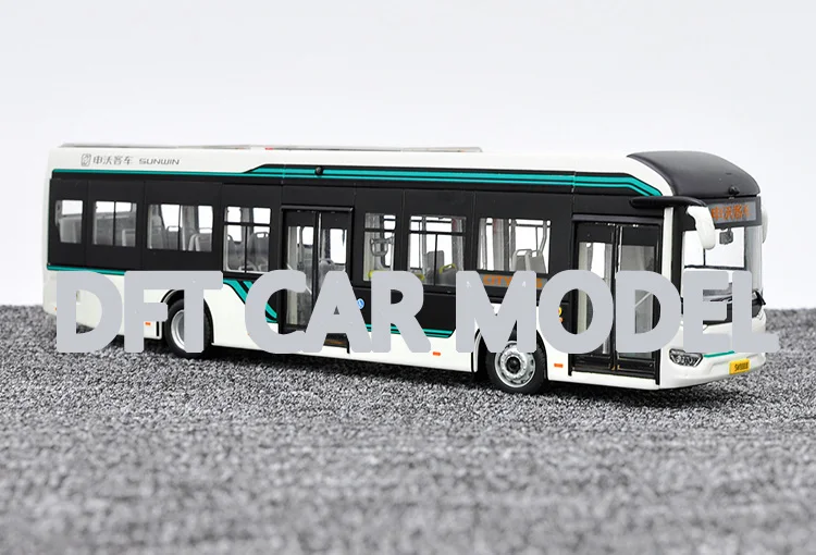 Игрушечный автомобиль из 1:50 сплава shenwo IEV12, модель белого автобуса, детские игрушечные машинки, оригинальные авторизованные Аутентичные детские игрушки