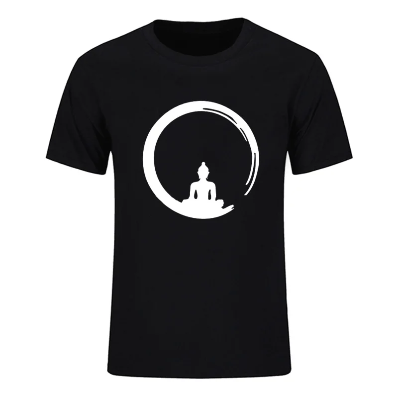 

Hot Sale Classic Short Sleeve Custom Zen Meditation Buddha T Shirt Men's Geek His And Hers Bottoming Sweatshirts T-shirts
