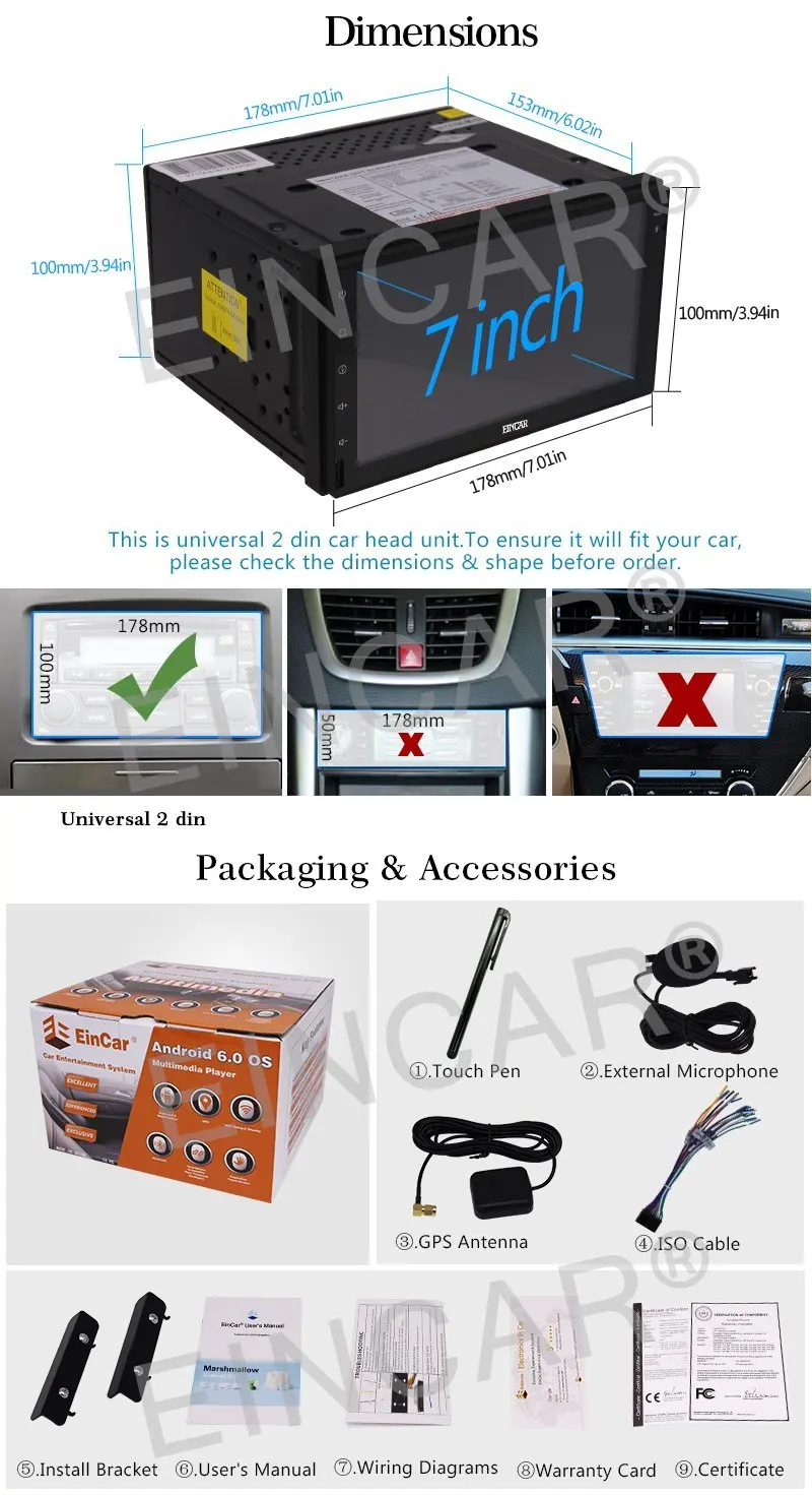 Камера заднего вида Android Автомобильный плеер без DVD/CD стереосистемы в тире 2 din gps