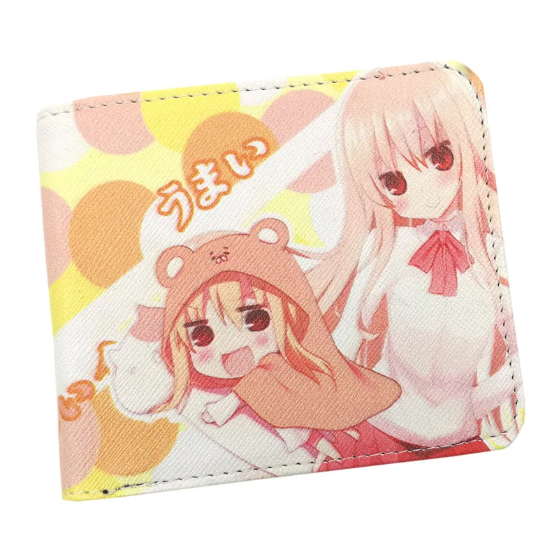 Himouto Umaru-chan Черный Дворецкий аниме короткий кошелек Себастиан микаелис и Ciel Phantomhive двойные зажим для денег - Цвет: Himouto Umaru-chan