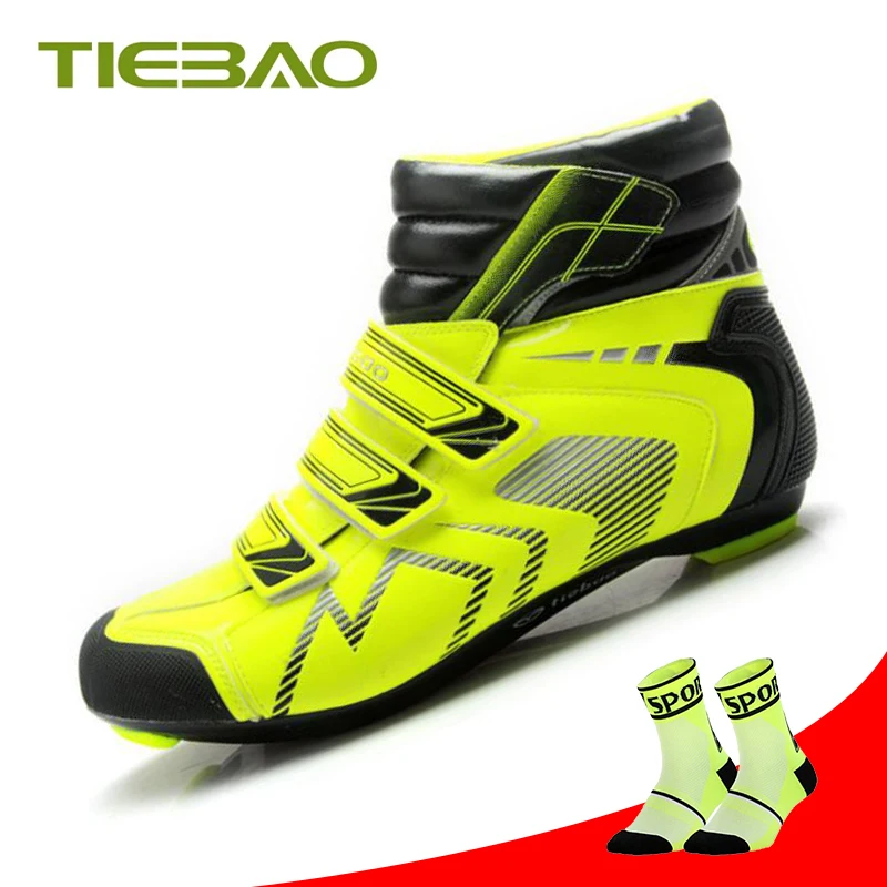 Tiebao Cycling Shoes Road Winter Racing Bike Athletic Shoots Bicycle Zapatillas Deportivas Mujer Equitation Mens Sneakers