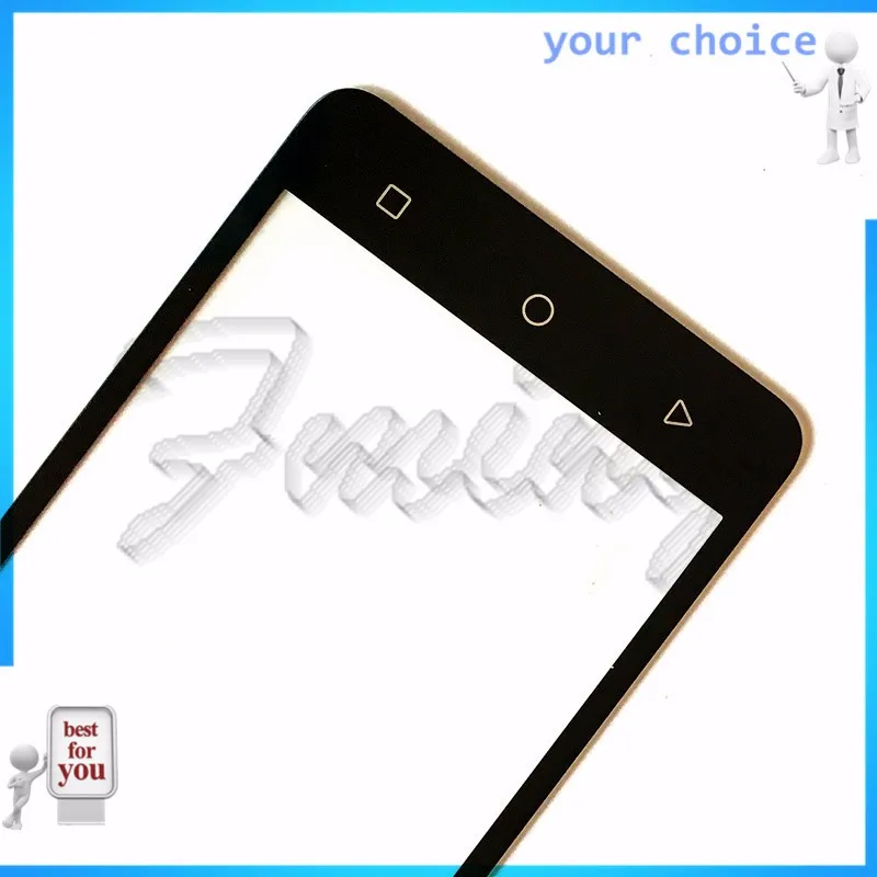 RUBINZHI Phone Touch Screen For BQS-5020 BQS 5020 Digitizer Front panel Glass Sensor Replacement+ tape | Мобильные телефоны и