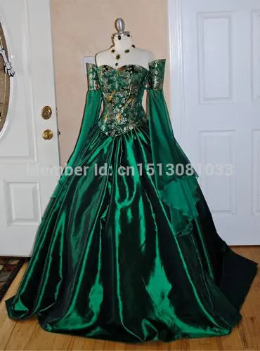 Миранда Средневековый Корсет Платье Шелк и Шифон Custom | Женская одежда