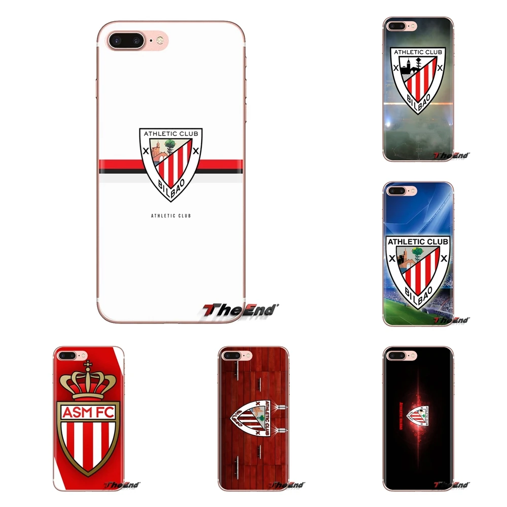 Silicone Case Cover athletic club bilbao fc logo For Sony Xperia Z Z1 Z2 Z3 Z5 compact M2 M4 M5 C4 E3 T3 XA Huawei Mate 7 8 Y3II |