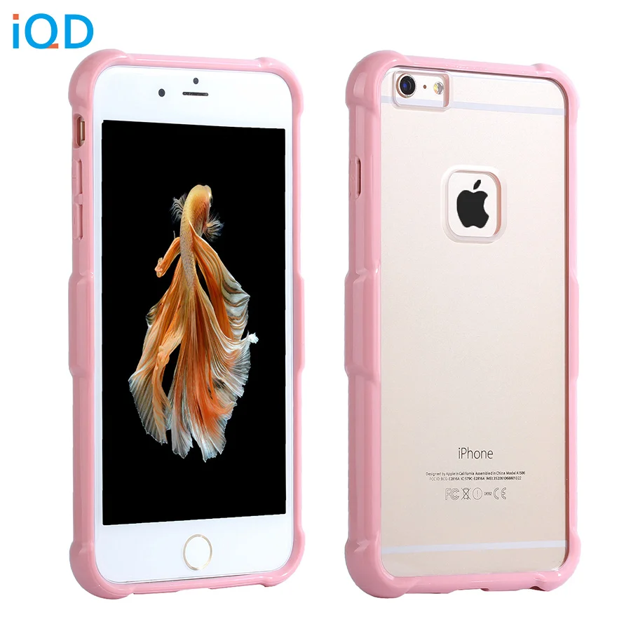IQD бампер чехол для iPhone 6 6S акриловый iphone plus и 6s Чехлы устойчивый к