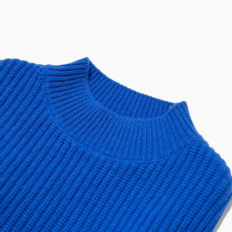 Винтаж осень Для женщин негабаритных Свитеры для Лоскутная Цвет Block Crew Пуловеры