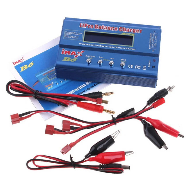 Новое imaxRC iMAX B6 80W Lipo NiMh Li Ion Ni Cd RC зарядное устройство с цифровым балансом Carregador E