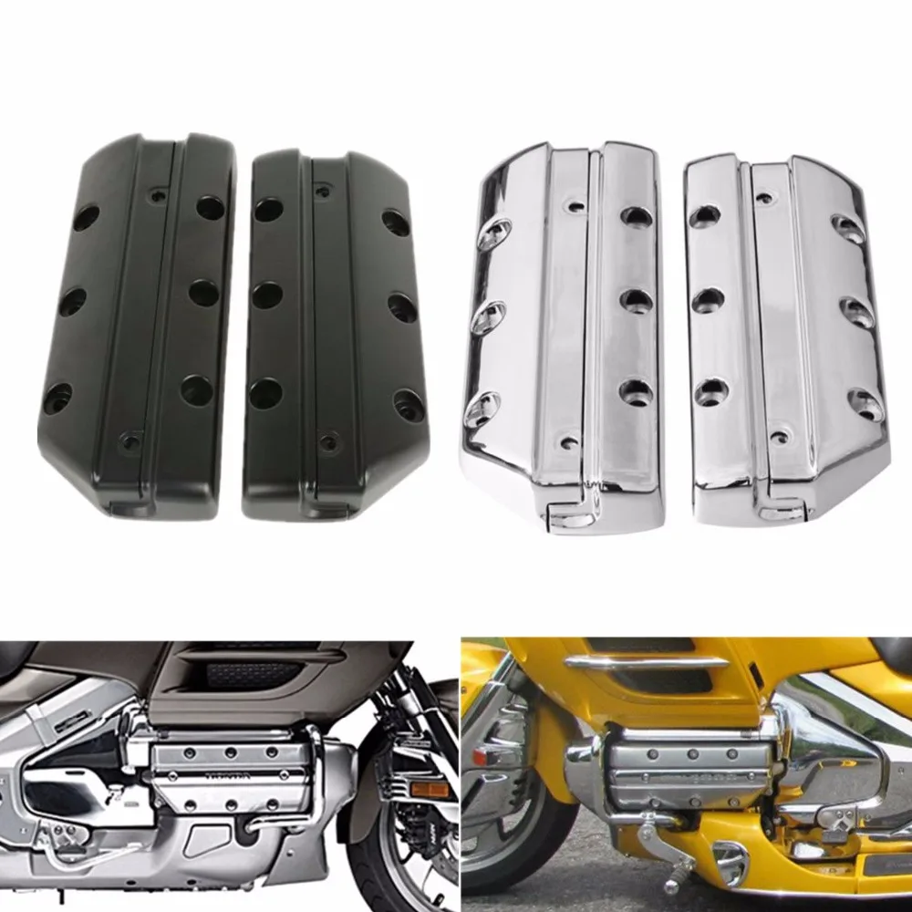 Цилиндр крышки клапана мотоцикла для Honda Goldwing 1800 GL1800 2001 2017 хром/черный|Накладки и