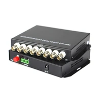 high quality hd cvi 8 channel video fiber optical converters transmitter receiver for 720p 960p ahd cvi tvi hd cameras cctv