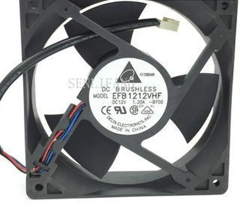 

Free shipping The original 12V 1.20A for Delta EFB1212VHF 120*120*32 12 cm rape wind fan