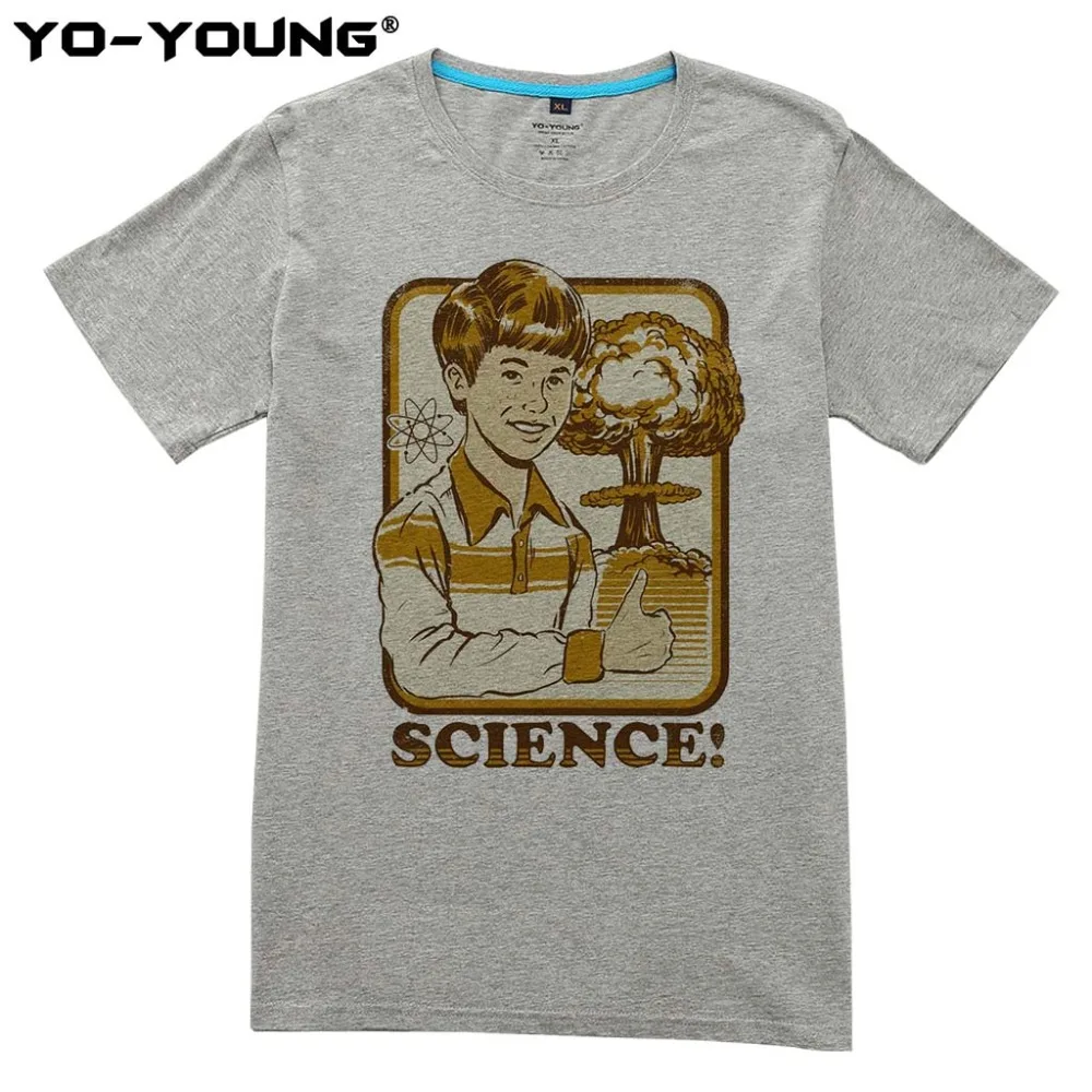Мужские повседневные летние футболки Science is Great Student Обложка для учебника