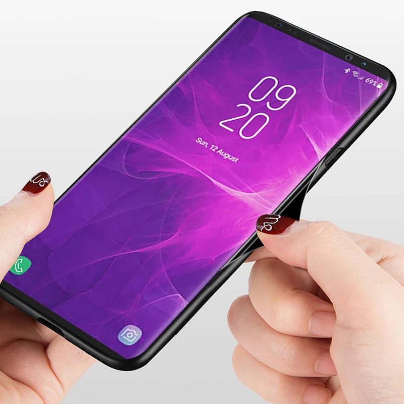 Роскошный стеклянный чехол для Samsung Galaxy S9 S8 Plus S7 Edge Note 9 8 J4 J6 2018 J5 J7 J3 Pro задняя