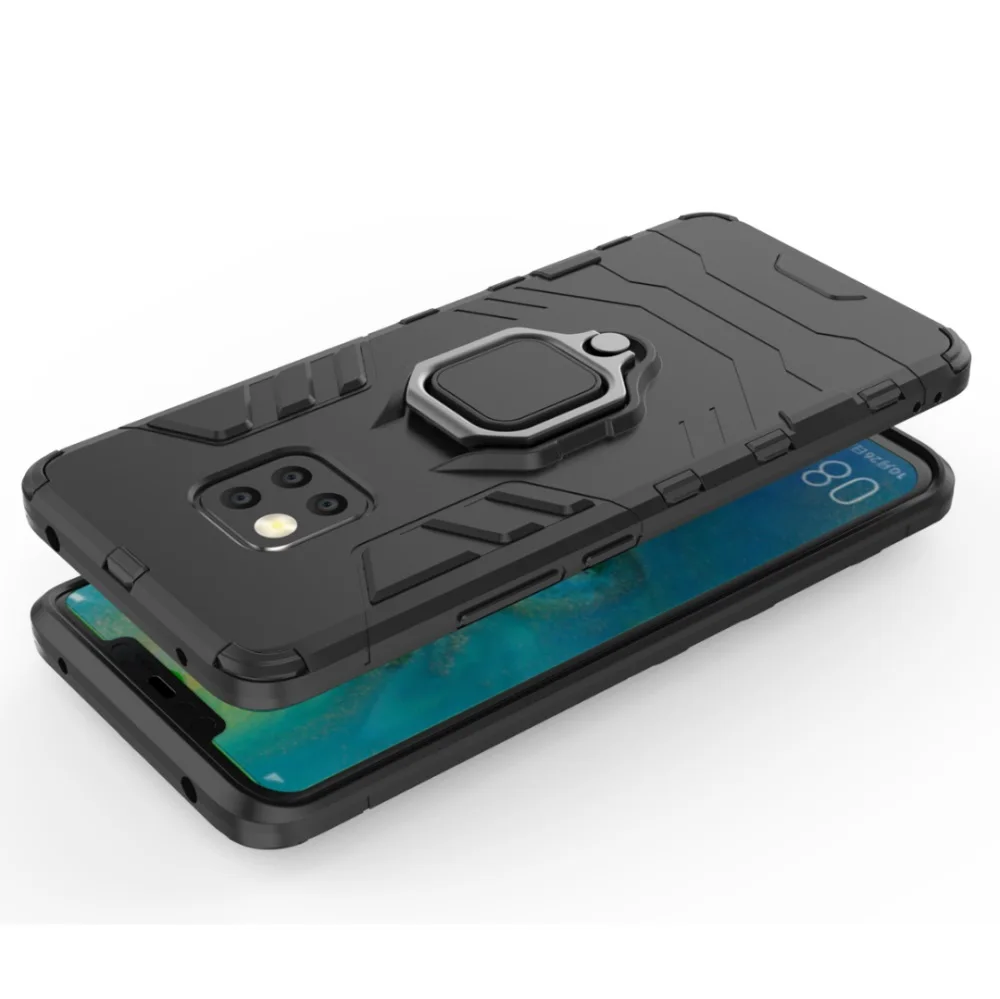 Чехол для Huawei P20 P30 Lite с подставкой и держателем кольца на палец чехол Mate 20 30 Pro 10 9