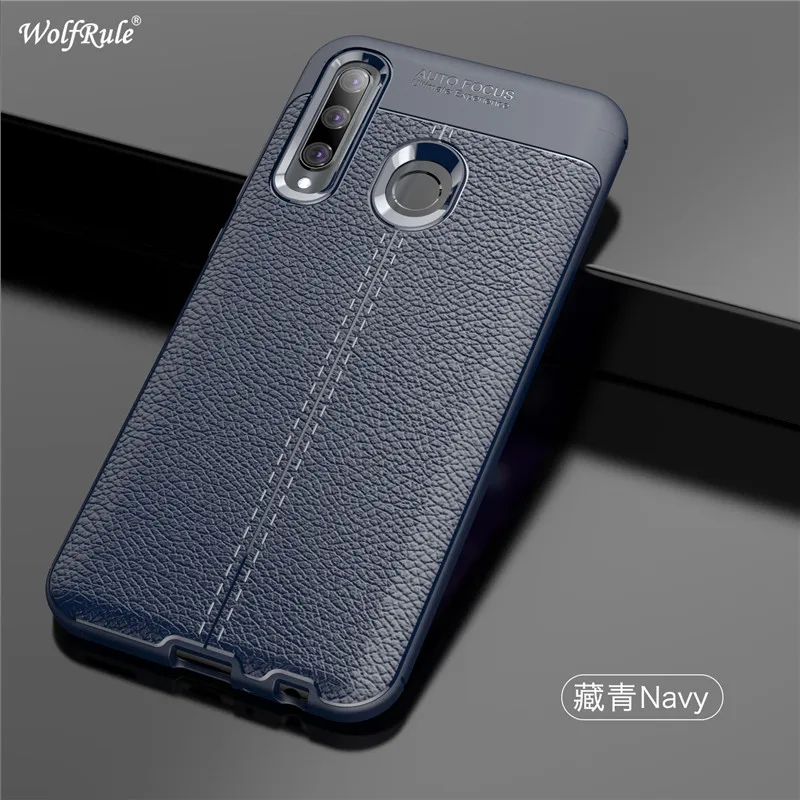 WolfRule чехол Huawei Honor 10i для телефона противоударный роскошный кожаный мягкий ТПУ HRY