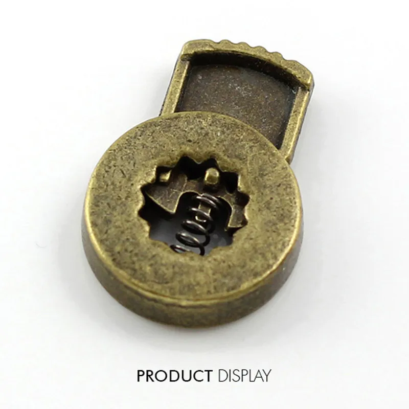 100 шт. Античная бронзовая металлическая заглушка переключатель пряжка зажим для