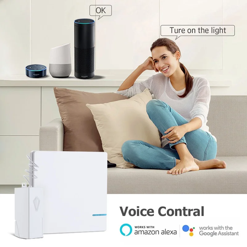 Беспроводной Выключатель света Умный дом приложение Wi-Fi RF пульт дистанционного