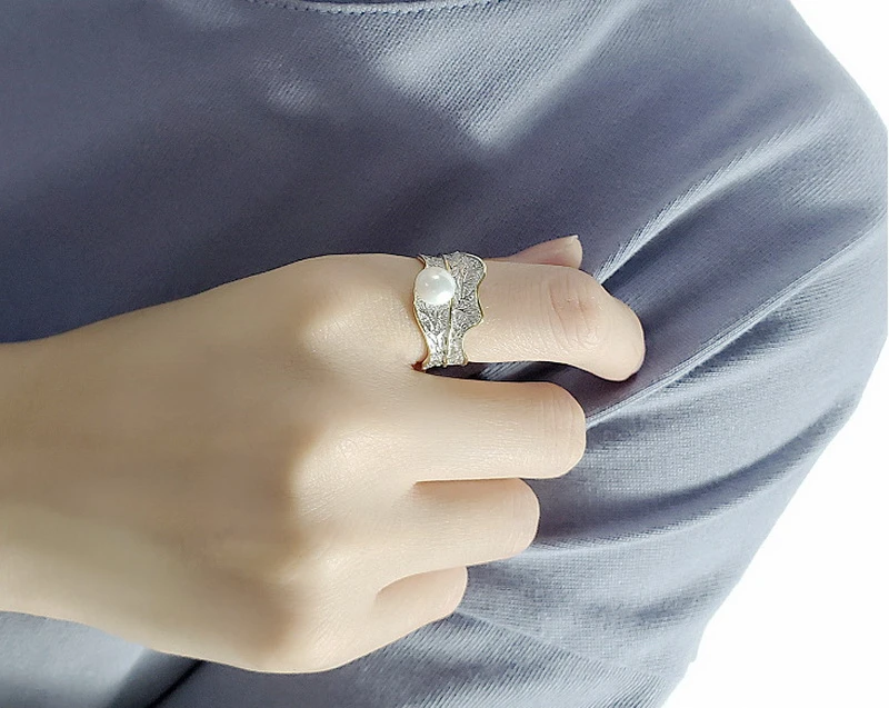 Настоящее серебро 925 проба натуральный пресноводный белый/фиолетовый жемчуг