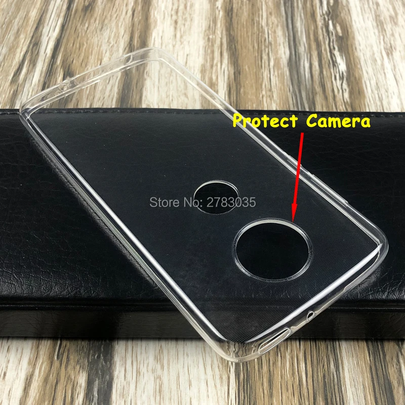Для Motorola Moto Z4 Play 6 22 &quotтонкий кристально прозрачный мягкий чехол из ТПУ для задней