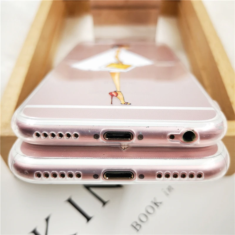 Fashion Girls Moible Phone Bag For Apple iphone X Case Ultra Thin Soft TPU Lady Women Back Covers for iPhone 10 Capa Shell Cover |