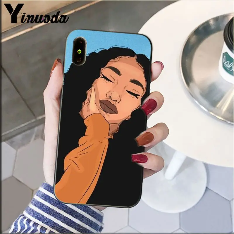 Yinuoda черные чехлы для телефонов Apple iPhone 8 7 6 6S Plus X XS MAX 5 | Мобильные телефоны и