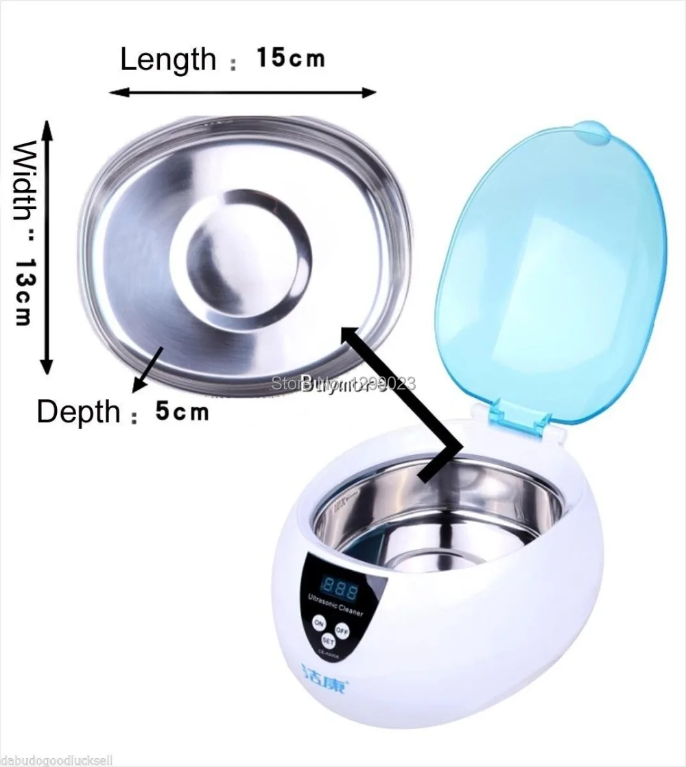 HOT SALE Ultrasonic Wave Cleaner Holder 750ml Ring MultiPurpose for Jewelry Glasses Watch TATTOO GUN CLEANER free shipping | Красота и