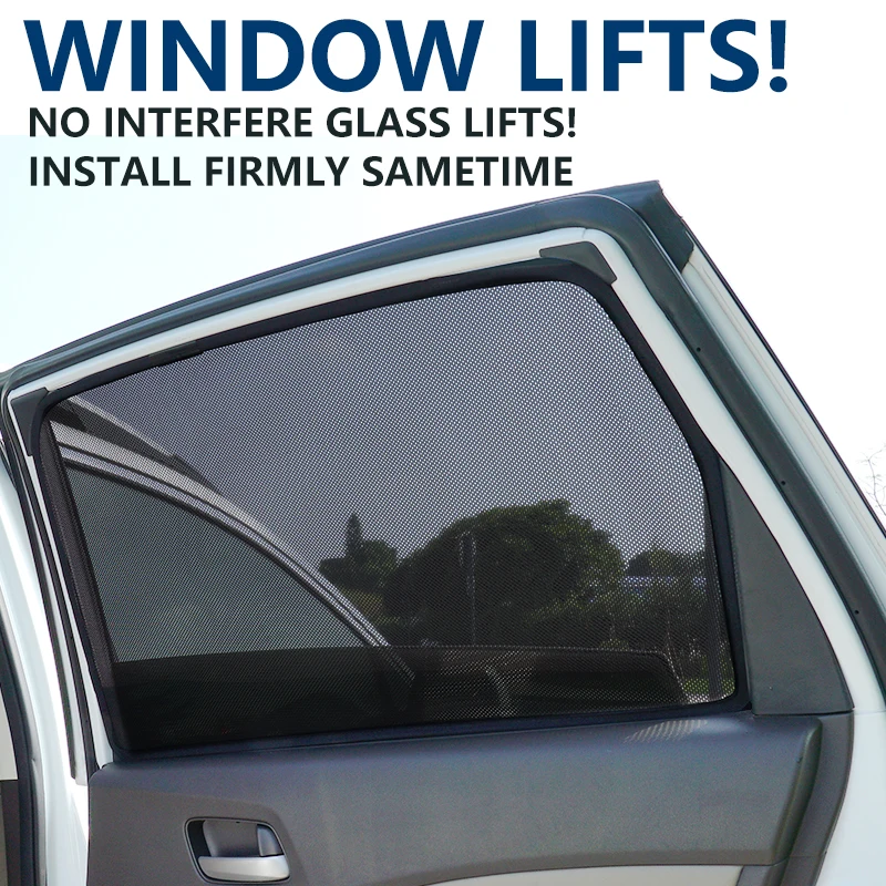 4 шт./компл. или 2 магнитный автомобильный боковое оконные шторы сетка тени Штора