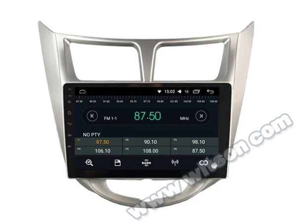 WITSON Android 8 0 Octa core 4G RAM автомобильный DVD плеер GPS для HYUNDAI VERNA/ACCENT/SOLARIS 2011 2012