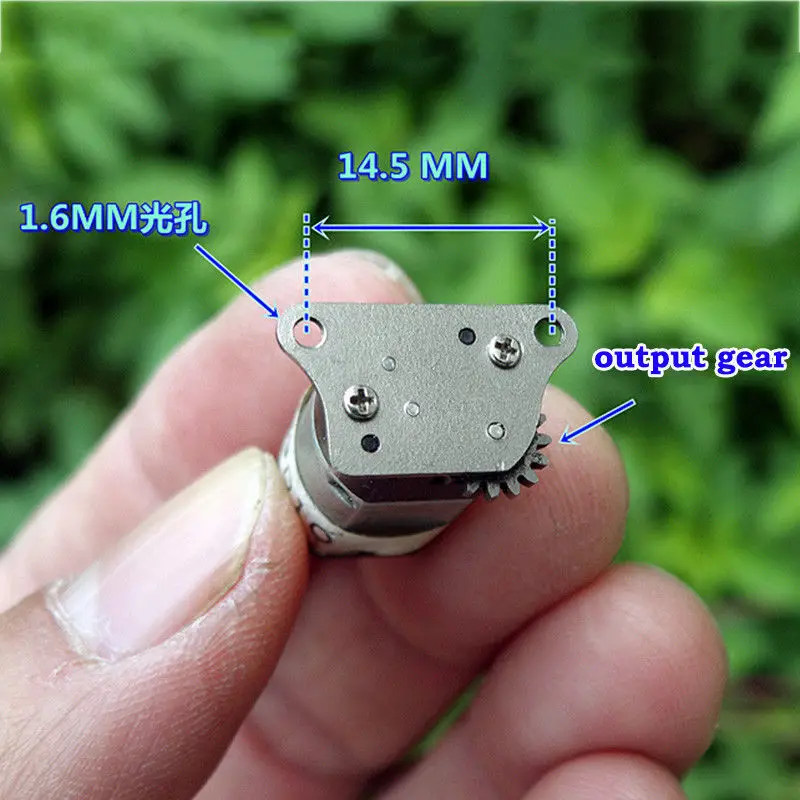 DC 3V 3 7 V 92RPM Micro Mini N20 полностью металлический мотор-редуктор коробка передач