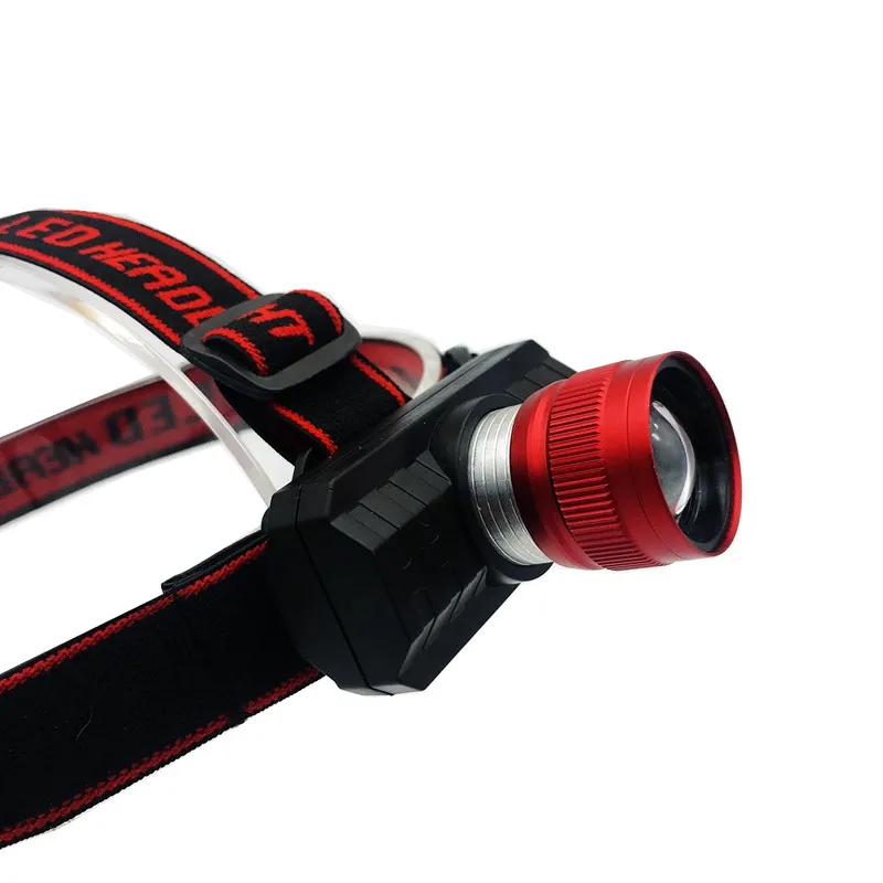 Новый Головной фонарь с зарядкой от USB регулируемый головной T6 LED 18650