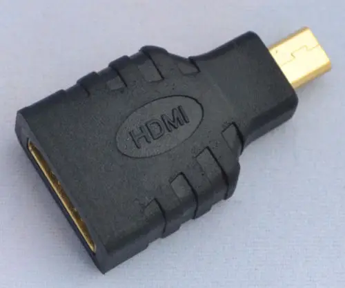 30 шт./лот Micro HDMI (тип D) штекер к A) разъем адаптера для HDTV v1.4 высокое качество |
