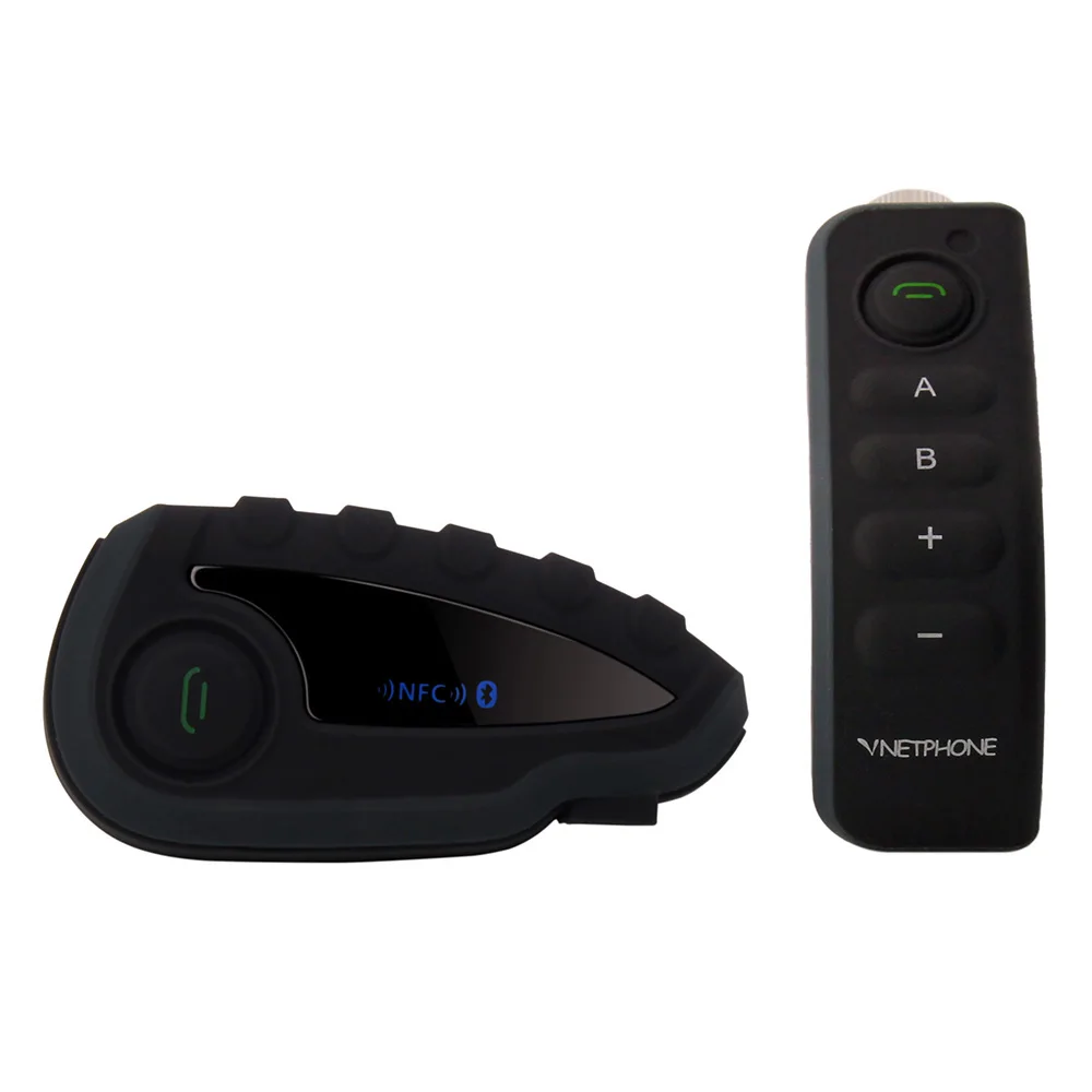 VNETPHONE 1200M Motorcycle Motorbike BT Bluetooth Helmet Intercom Interphone Headset With Remote Control FM 5 Riders | Автомобили и