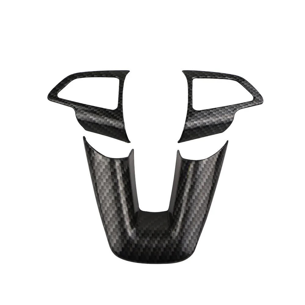 Углеродное волокно/красный ABS хромированный Автомобильный руль 3 6 9 часов