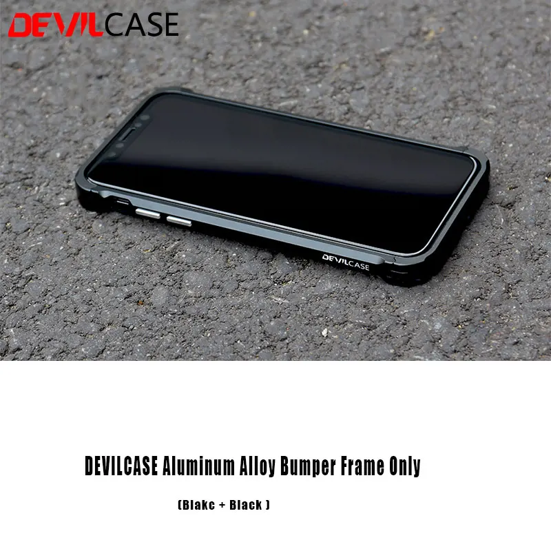DEVILCASE для iPhone X XS рамка бампер из алюминиевого сплава корпус типа Edition или 3D