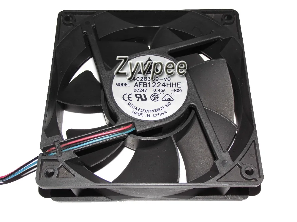 12 см 120*38 мм AFB1224HHE -R00 24V 0.45A 3 провода Pin чехол вентилятор для инвертора ups power