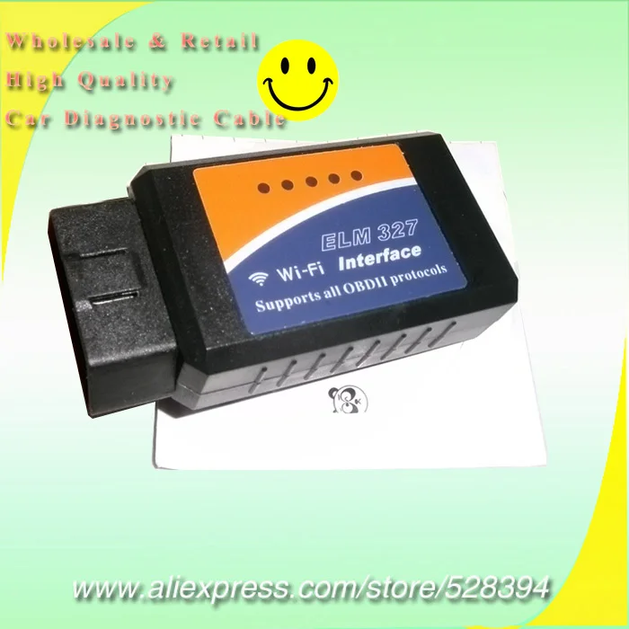 Диагностический инструмент OBDII V1.5 ELM327 Беспроводной Wi-Fi-сканер OBD2 Wi-Fi-интерфейс ELM