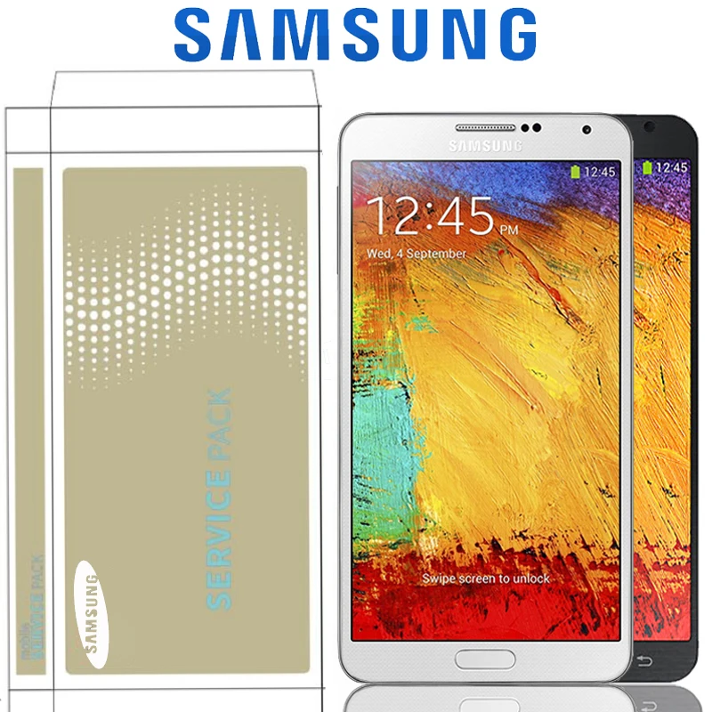 Original 5.5'' Super AMOLED LCD For SAMSUNG Galaxy Note 3 Neo Mini Lite N750 N7505 Display Touch Screen Digitizer With Frame |