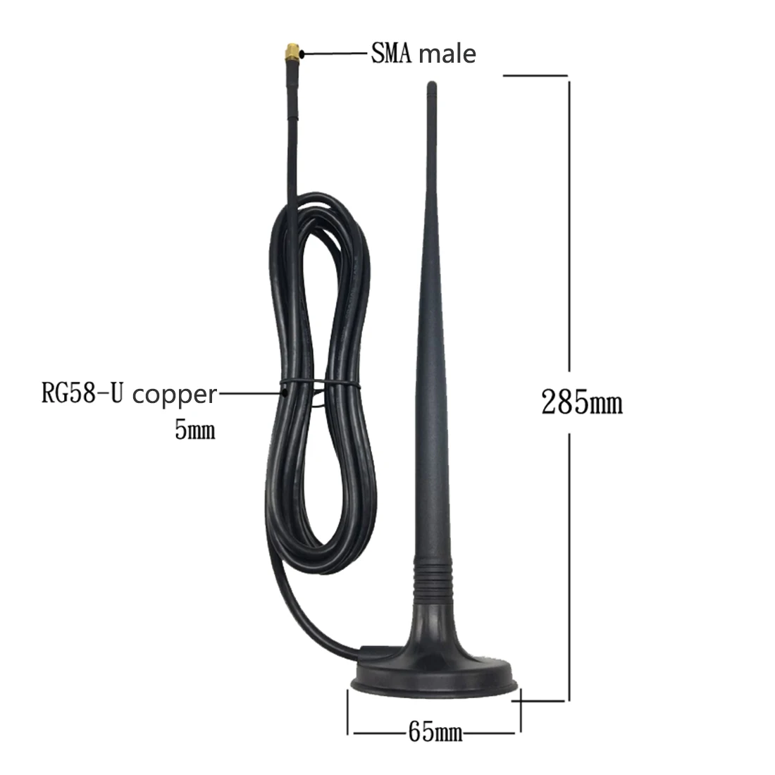 4G High Power Sucker Antenna 7dbi SMA Male Wireless Wifi Router External Aerial NEW Wholesale